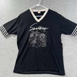 Vtg Sportswear XL* Carlos Santana Band T-Shirt Shango Tour 1982 RARE v neck